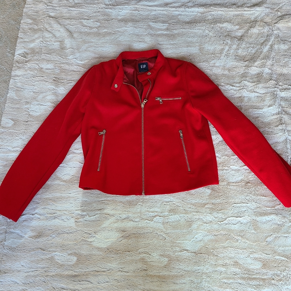 Gap Red Wool jacket - Picture 2 of 5